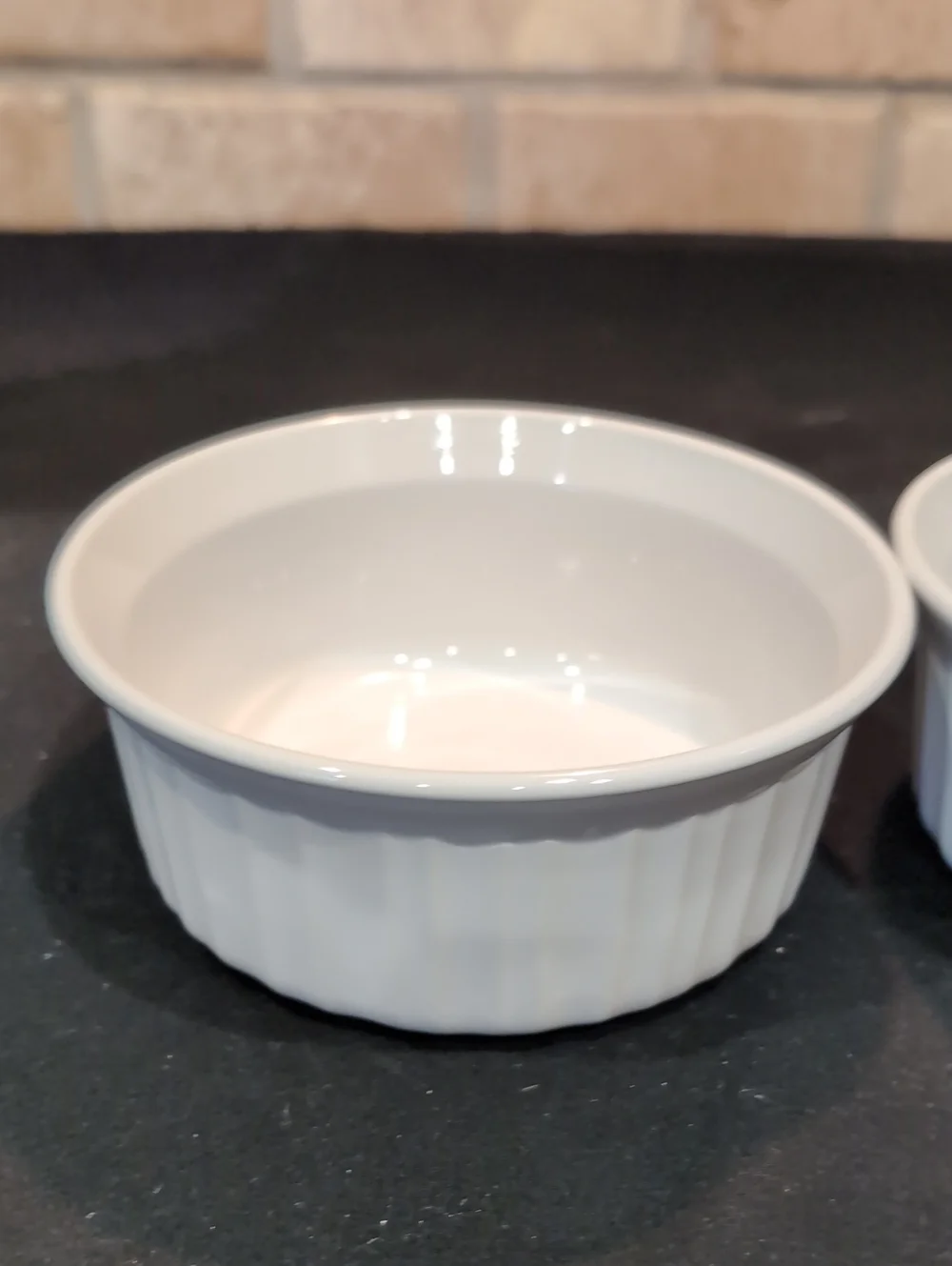 Vintage Two (2) Corning Ware F-16-B Individual Casserole Side Dishes 18 Oz